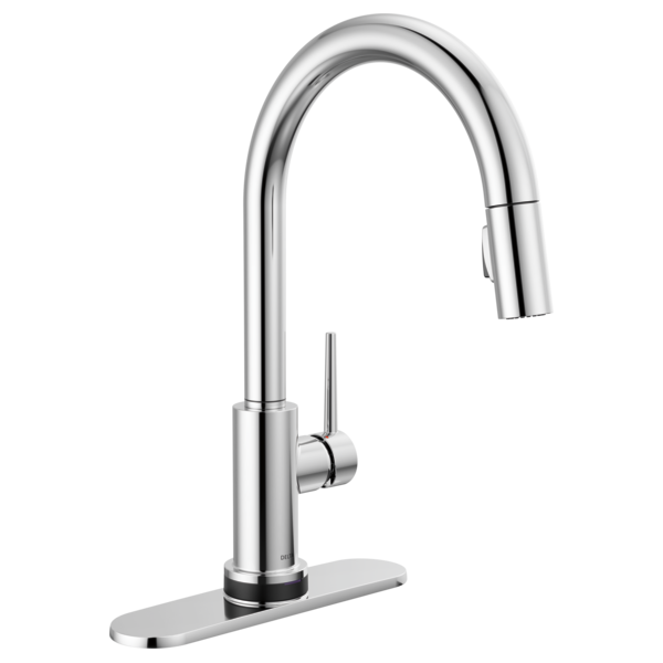 Delta Trinsic RP64070PN Escutcheon & Gasket - 8", chrome - view 5