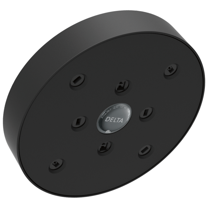 Delta Universal Showering Components RP70175 H2OKINETIC Single-Setting Raincan Shower Head, matte black