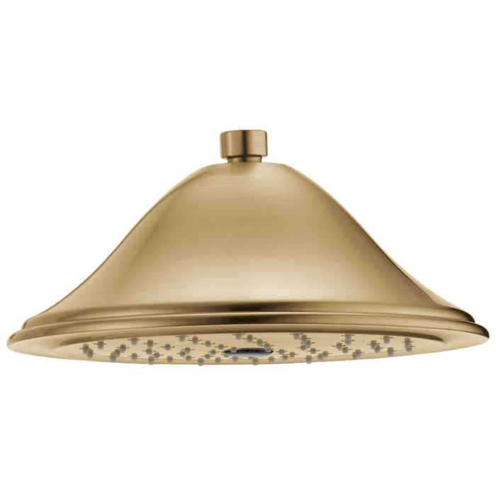 Delta Universal Showering Components RP72568RB Single-Setting Raincan Shower Head, champagne bronze