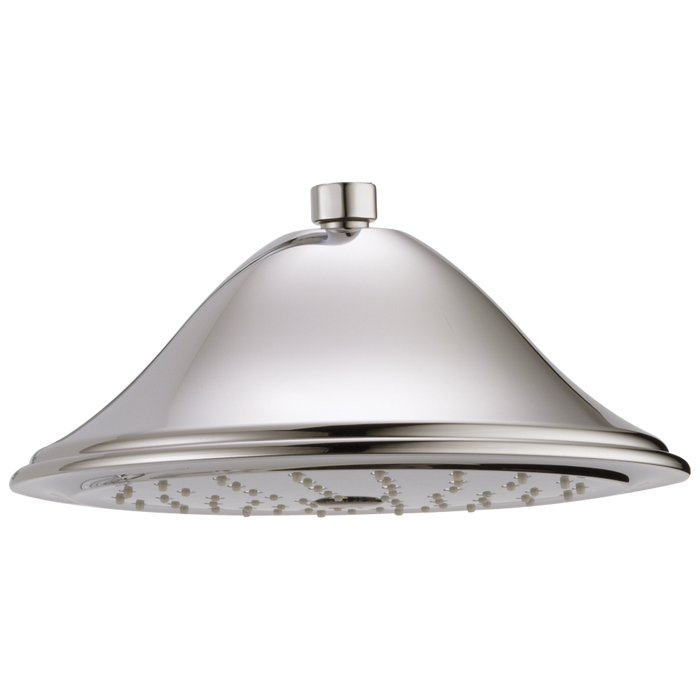 Delta Universal Showering Components RP72568RB Single-Setting Raincan Shower Head, polished nickel