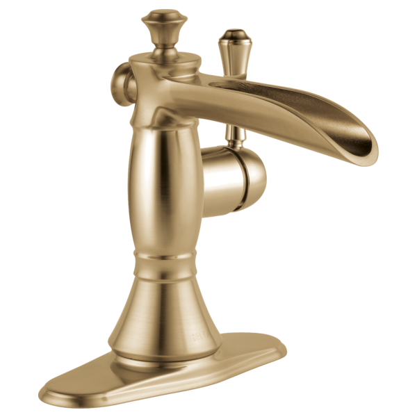 Delta Cassidy RP72711PN Escutcheon w/ Gasket - 4" - 1 Hole Bathroom & Bar, champagne bronze - view 2