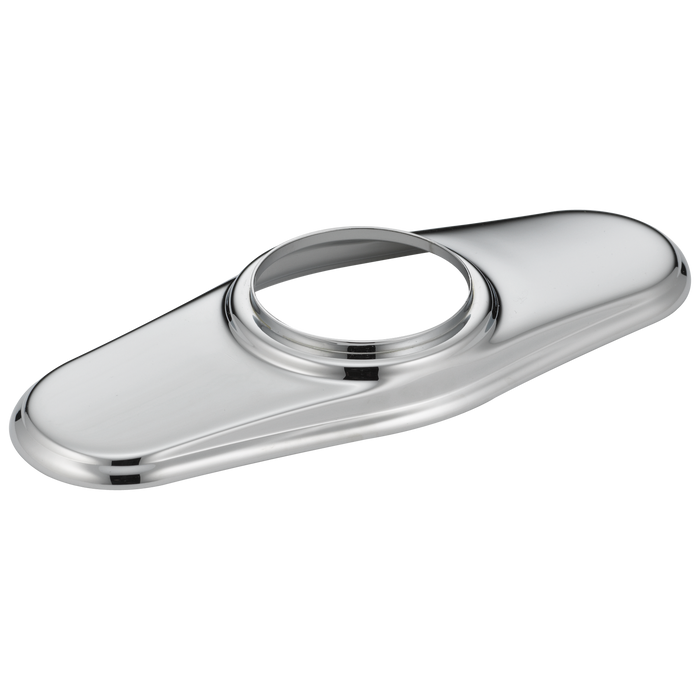 Delta Cassidy RP72711PN Escutcheon w/ Gasket - 4" - 1 Hole Bathroom & Bar, chrome