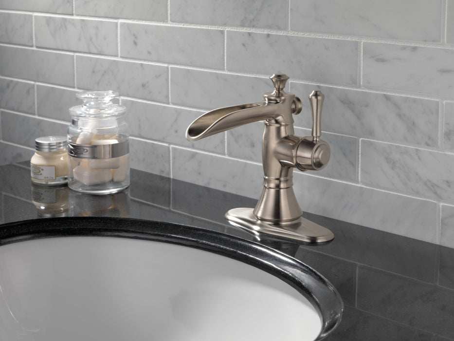 Delta Cassidy RP72711PN Escutcheon w/ Gasket - 4" - 1 Hole Bathroom & Bar, stainless steel - view 5