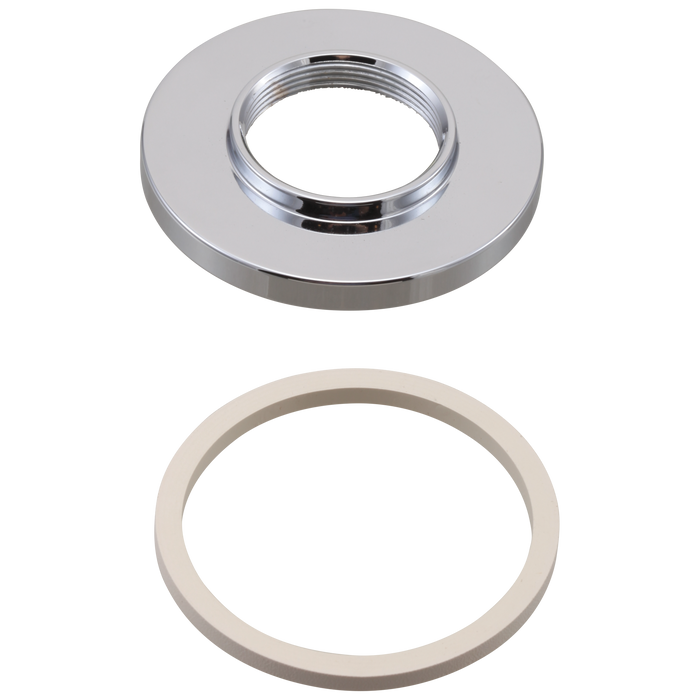 Delta Trinsic RP73161BL Handle Base & Gasket - Roman Tub, Chrome