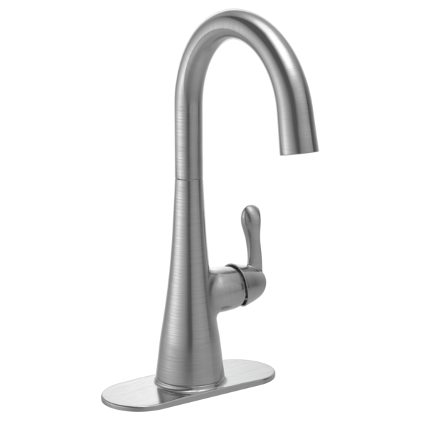 Delta RP77702CZ Escutcheon & Gasket - Transitional / Contemporary Bar, arctic stainless - view 2