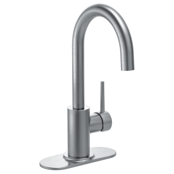 Delta RP77702CZ Escutcheon & Gasket - Transitional / Contemporary Bar, arctic stainless - view 3