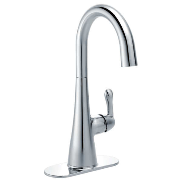Delta RP77702CZ Escutcheon & Gasket - Transitional / Contemporary Bar, chrome - view 4