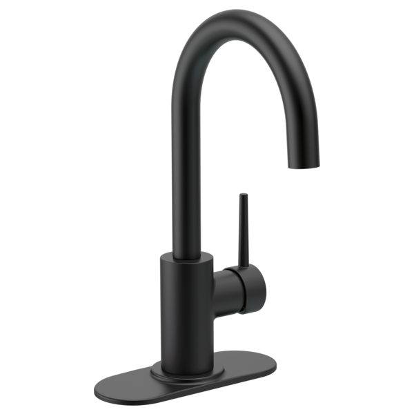 Delta RP77702CZ Escutcheon & Gasket - Transitional / Contemporary Bar, matte black - view 2