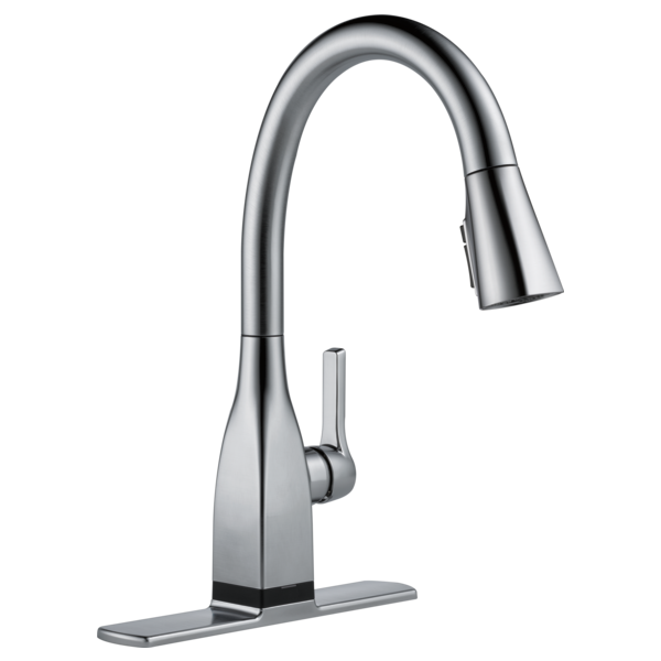 Delta Mateo RP81914KS 10-1/2 in. Escutcheon, Mounting Screws, Gasket, Nuts, arctic stainless - view 2