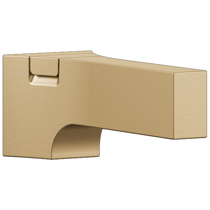 Delta Zura RP84412SS Tub Spout - Pull-Up Diverter, champagne bronze