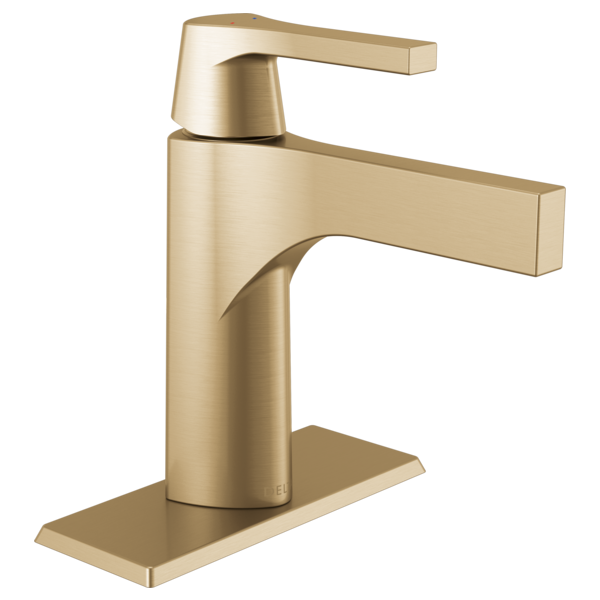 Delta Zura RP84822CZ Escutcheon - 3 Hole - 1H Bathroom, champagne bronze - view 2