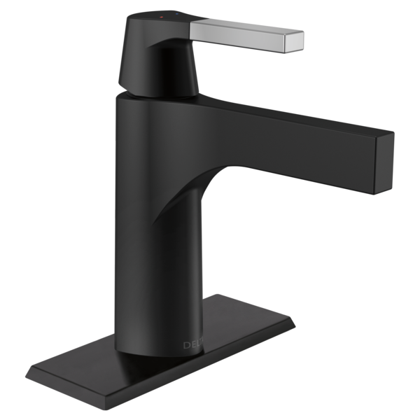 Delta Zura RP84822CZ Escutcheon - 3 Hole - 1H Bathroom, matte black - view 2