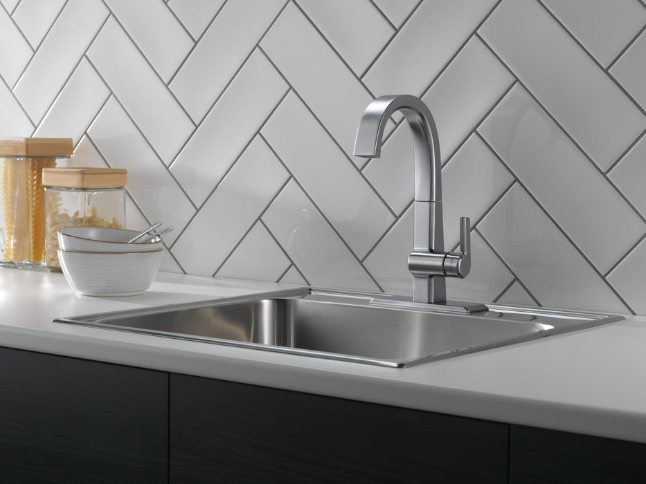 Delta Pivotal RP92606KS Escutcheon and Gasket - Transitional / Contemporary Bar, arctic stainless - view 4