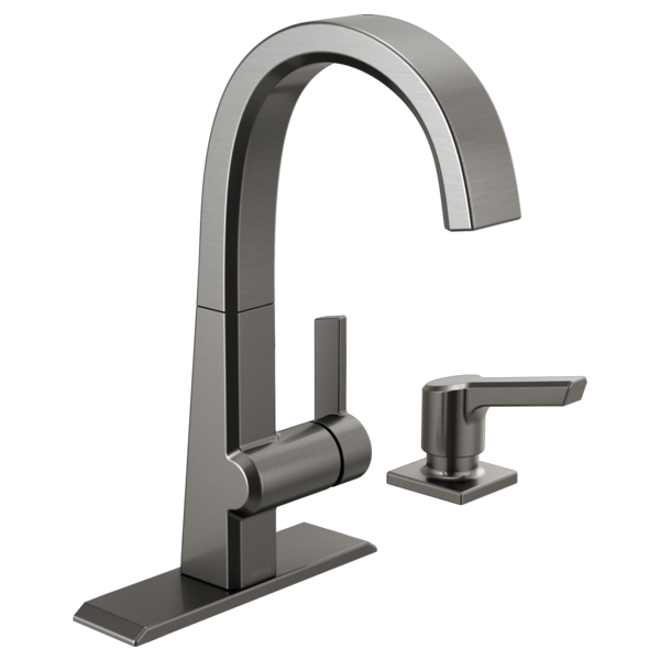 Delta Pivotal RP92606KS Escutcheon and Gasket - Transitional / Contemporary Bar, black stainless - view 2