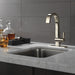 Delta Pivotal RP92606KS Escutcheon and Gasket - Transitional / Contemporary Bar, polished nickel - view 4
