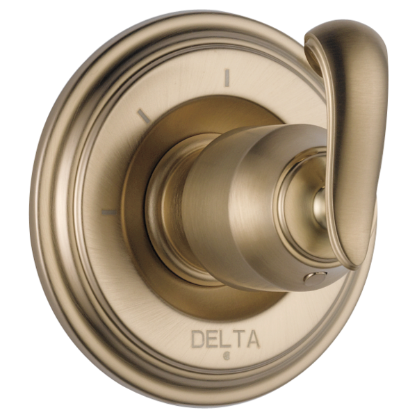 Delta Cassidy T11897 3-Setting 2-Port Diverter Trim - Less Handle, champagne bronze - view 3