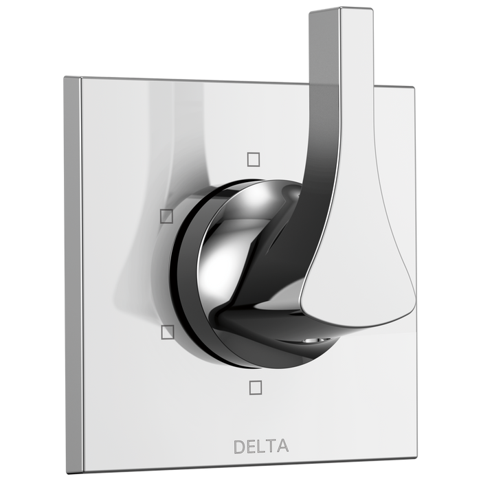 Delta Zura T11974 6-Setting 3-Port Diverter Trim, chrome