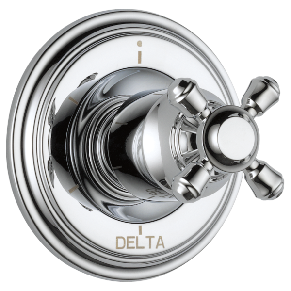 Delta Cassidy T11997 6-Setting 3-Port Diverter Trim - Less Handle, chrome - view 2