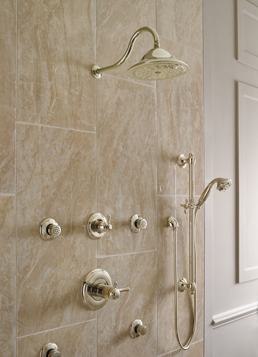 Delta Cassidy T11997 6-Setting 3-Port Diverter Trim - Less Handle, polished nickel - view 5