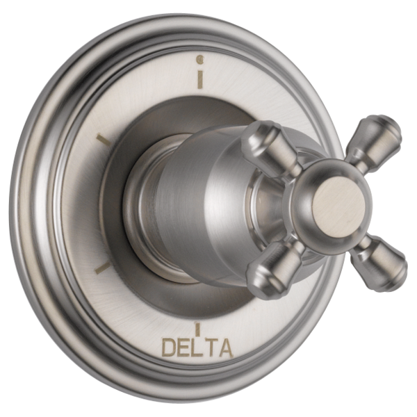 Delta Cassidy T11997 6-Setting 3-Port Diverter Trim - Less Handle, stainless - view 2