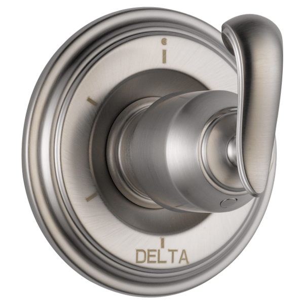 Delta Cassidy T11997 6-Setting 3-Port Diverter Trim - Less Handle, stainless - view 3
