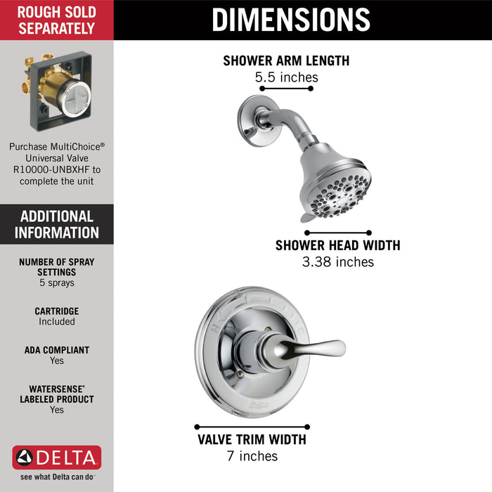 Delta Classic T13220 Monitor 13 Series Shower Trim