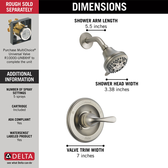 Delta Classic T13220 Monitor 13 Series Shower Trim