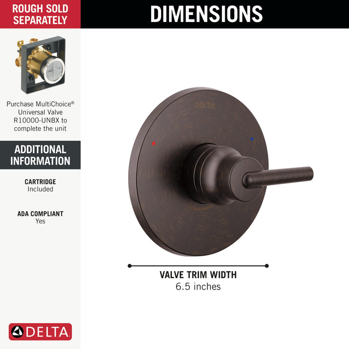 Delta Trinsic T14059 Monitor 14 Series Valve Only Trim, venetian bronze - view 2