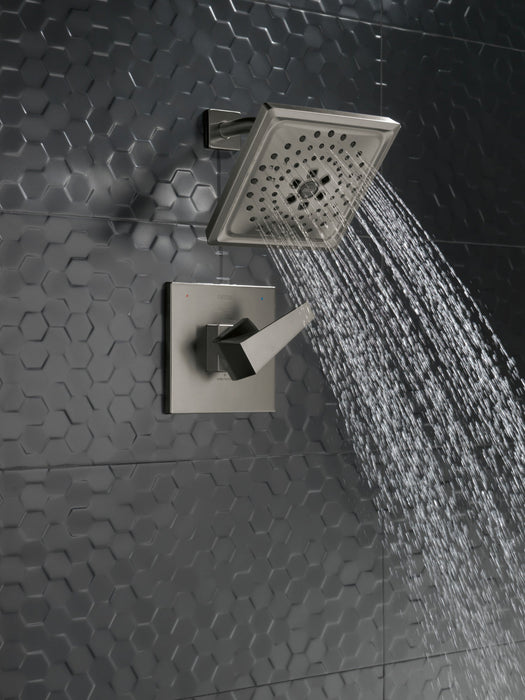 Delta Trillian T14243 14 Series H2Okinetic Shower Only Trim, lumicoat black stainless - view 3