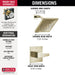 Delta Trillian T14243 14 Series H2Okinetic Shower Only Trim, lumicoat polished nickel - view 5
