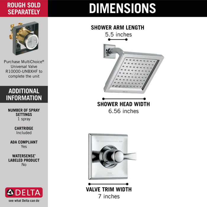 Delta Dryden T14251 Monitor 14 Series Shower Trim
