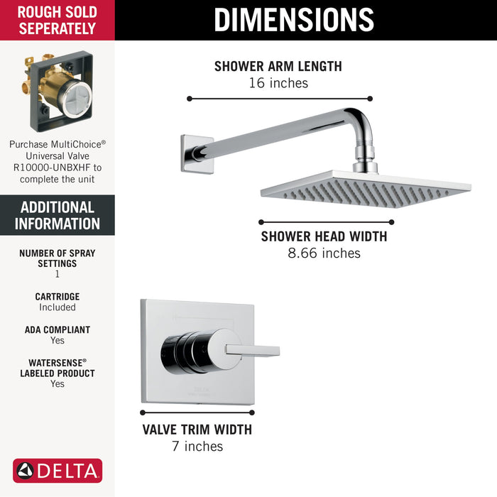 Delta Vero T14253 Monitor 14 Series Shower Trim