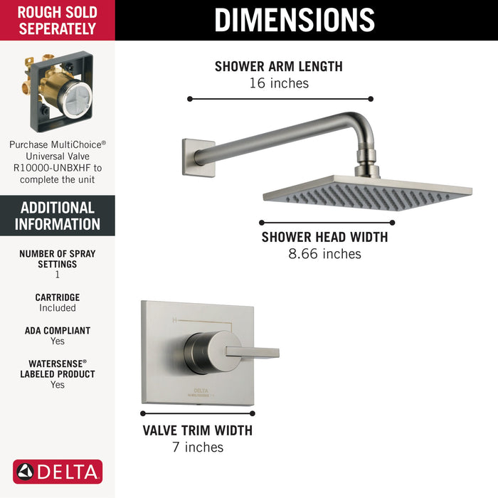 Delta Vero T14253 Monitor 14 Series Shower Trim