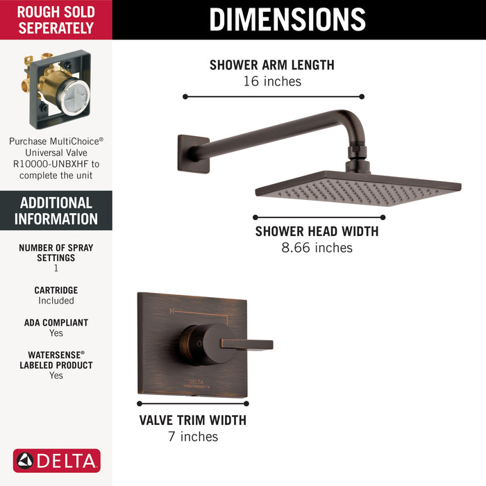 Delta Vero T14253 Monitor 14 Series Shower Trim