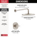 Delta Modern T14269 Monitor 14 Series Shower Trim, spotshield brushed nickel - view 2