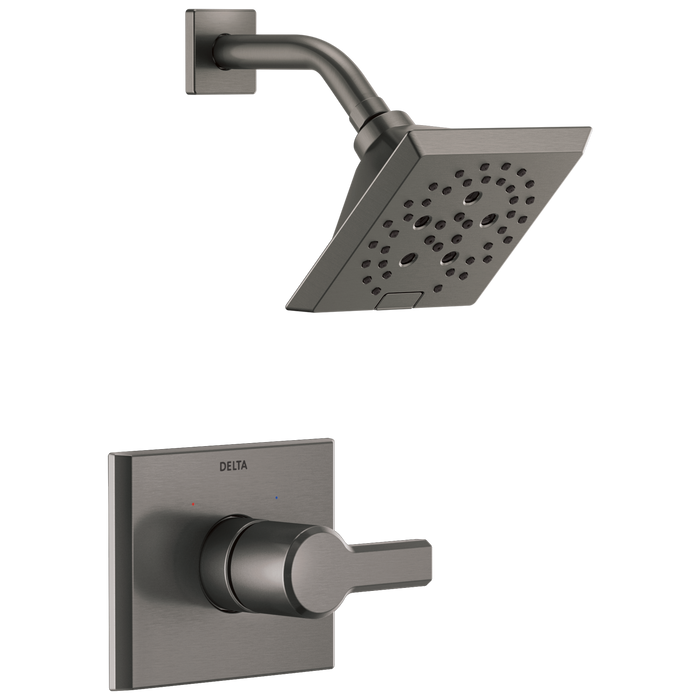 Delta Pivotal T14299 Monitor 14 Series H2OKINETIC Shower Trim, lumicoat black stainless