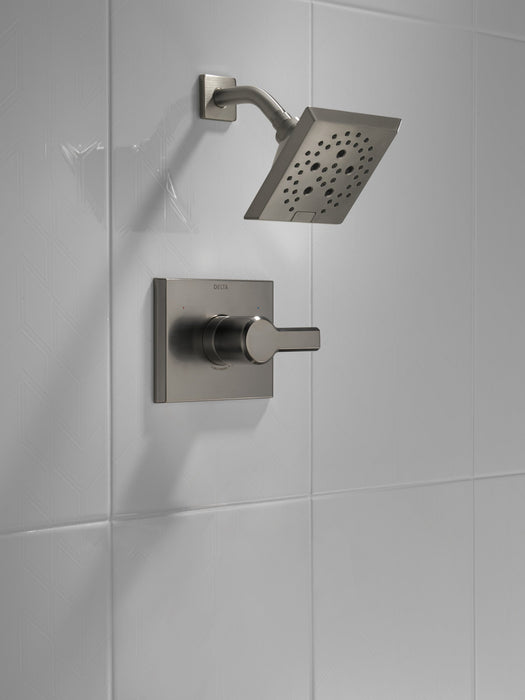 Delta Pivotal T14299 Monitor 14 Series H2OKINETIC Shower Trim, lumicoat black stainless - view 2