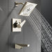 Delta Trillian T14443 14 Series H2Okinetic Tub Shower Trim, lumicoat polished nickel - view 2