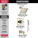 Delta Dryden T14451 Monitor 14 Series Tub & Shower Trim, polished nickel - view 3