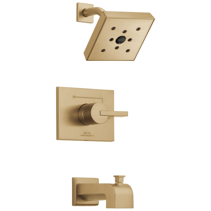 Delta Vero T14453 Monitor 14 Series H2OKINETIC Tub & Shower Trim, champagne bronze