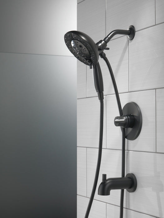 Delta Trinsic T14459 Monitor 14 Series Tub & Shower Trim - Less Head, matte black - view 5