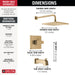 Delta Modern T14468 Monitor 14 Series Tub & Shower Trim, champagne bronze - view 4