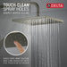 Delta Modern T14468 Monitor 14 Series Tub & Shower Trim, spotshield brushed nickel - view 5