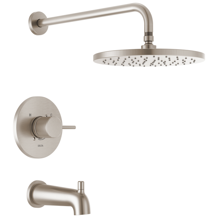 Delta Modern T14469 Monitor 14 Series Tub & Shower Trim, spotshield brushed nickel