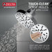 Delta Galeon T14472 14S Tub Shower Trim with H2OKinetic, lumicoat chrome - view 4