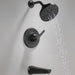 Delta Galeon T14472 14S Tub Shower Trim with H2OKinetic, matte black - view 5