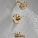 Delta Broderick T14484 14 Series Tub Shower Trim, lumicoat champagne bronze - view 3