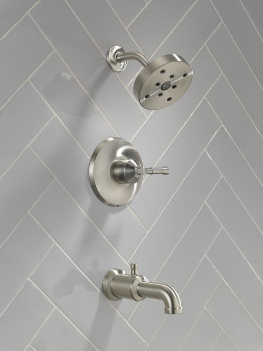 Delta Broderick T14484 14 Series Tub Shower Trim, lumicoat stainless - view 2