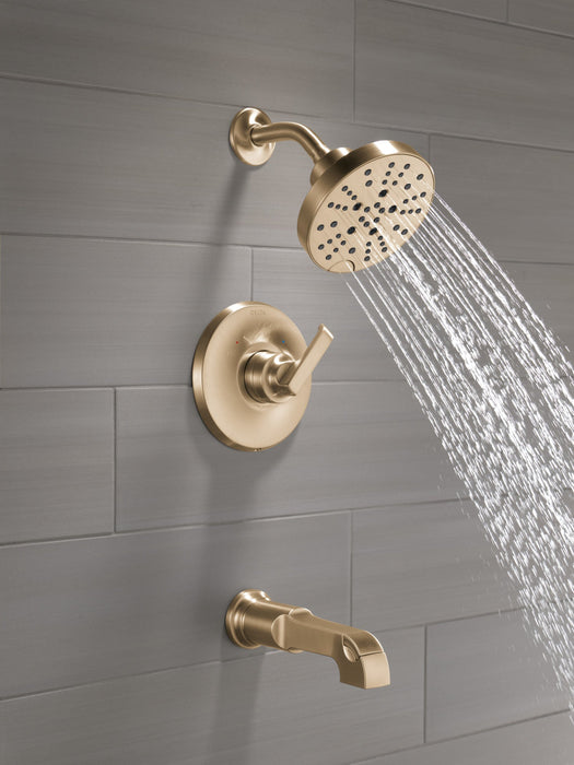 Delta Tetra T14489 Monitor 14 Series Tub & Shower Trim, lumicoat champagne bronze - view 5