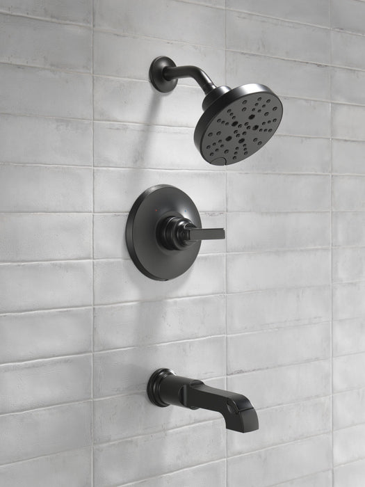 Delta Tetra T14489 Monitor 14 Series Tub & Shower Trim, matte black - view 5